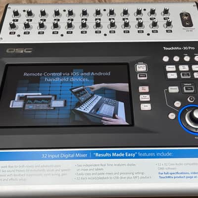QSC TouchMix-30 Pro Touch Screen Compact Digital Mixer image 9