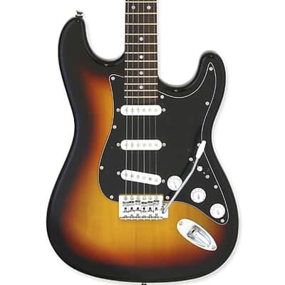 Aria STG-003SPL-3TS STG Series Pro II Basswood Body Bolt-On Maple Neck 6-Electric Guitar image 3