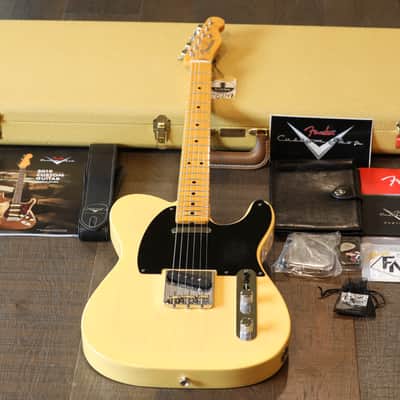MINTY! 2018 Fender Custom Shop 1951 Nocaster Reissue NOS Electric Guitar Faded Nocaster Blonde + COA OHSC image 1