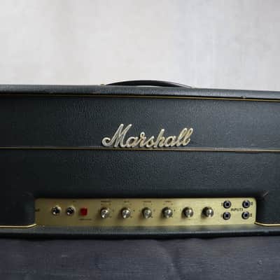 1969 Marshall Super Lead 100w Guitar Amp Head Vintage model 1959 original post plexi metal panel JMP 100 watt Rock n Roll Machine AC/DC Jimi Hendrix Amplifier image 2