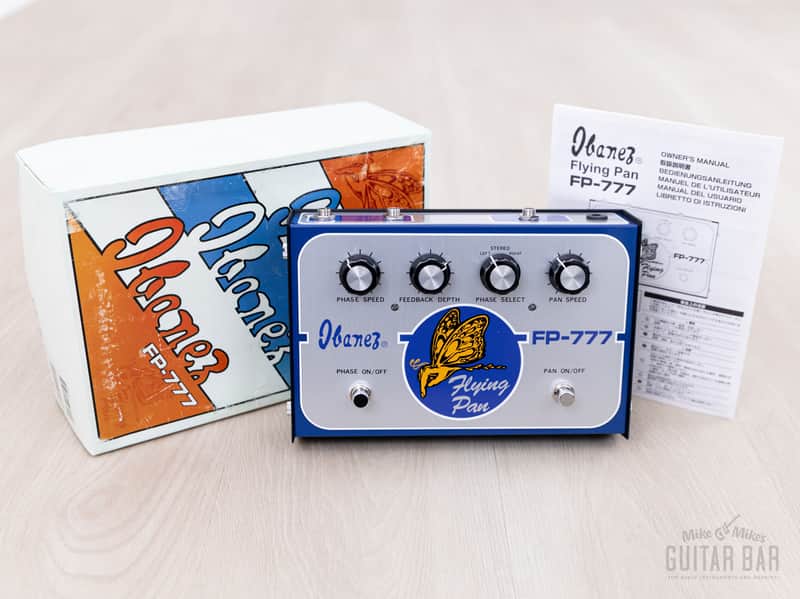 2007 Ibanez FP-777 Flying Pan Vintage Reissue Phaser Stereo Guitar Effects Pedal w/ Box, Japan image 1