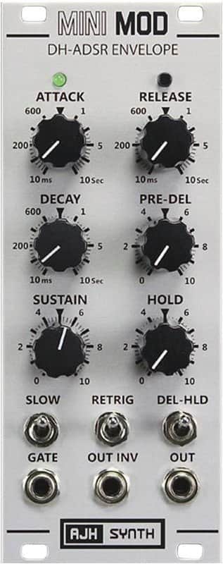 AJH SYNTH DH-ADSR ENVELOPE GENERATOR SILVER : BRAND NEW :  [DETROIT MODULAR] image 1