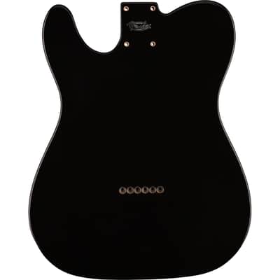 Genuine Fender Classic Series 60s Telecaster SS Alder Body Vintage Bridge Mount, Black image 3