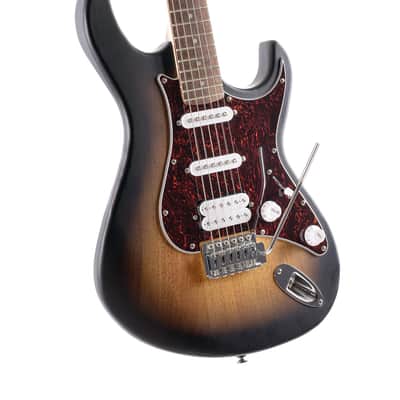 Cort G110OPSB-U 6 String Electric Guitar Pack, Right, Open Pore Sunburst image 2