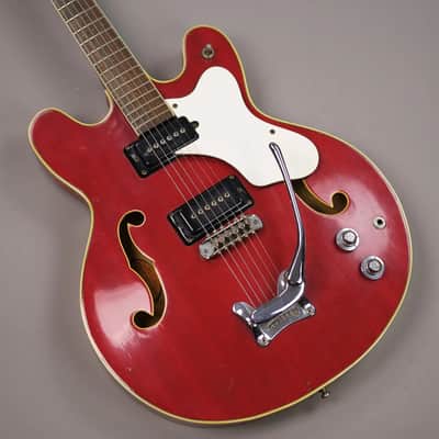 1968 Mosrite Celebrity lI (USA, Red, OHSC) image 6