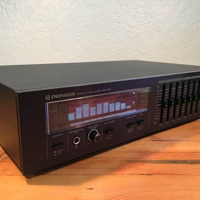 Amazing Pioneer SG-50 Stereo Graphic Equalizer Spectrum Analyzer Microphone Audiophile Vintage image 8