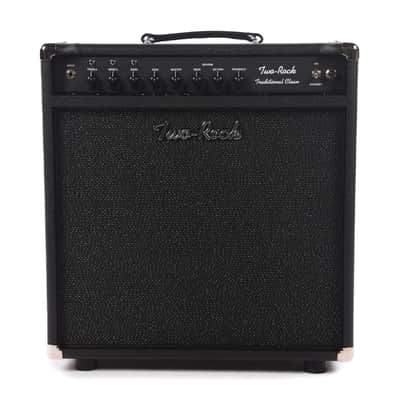 Two Rock Traditional Clean 100/50W 1x12 Combo w/ Black Bronco Tolex & Black Sparkle Matrix Cloth Pre-Order image 1