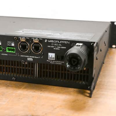 Lab Gruppen D 80:4L 8000W 4-Channel Power Amplifier w/ Lake DSP & Dante CG011UK image 7