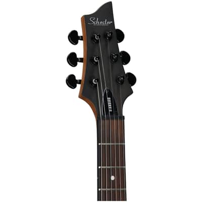 Schecter C1 Standard Electric Guitar, Charcoal Satin image 7