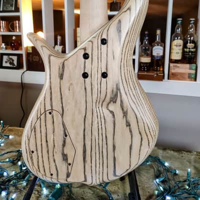 F Bass BN5 Pale Moon Ebony Top with Matching Headstock image 8