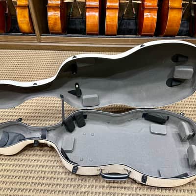 Accord 'Ultralight Series' 4/4 High Gloss White Cello Case w/ Fiedler Backpack System image 8