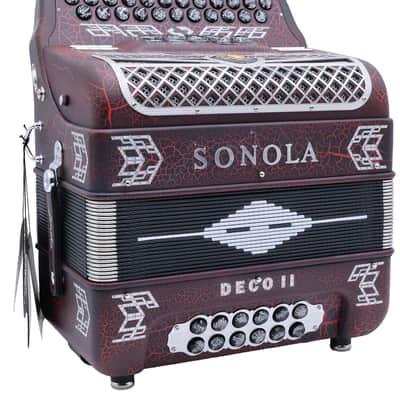 MAXIM'S SONOLA 5 Switch FBE (FA) Accordion - Lava Red image 6