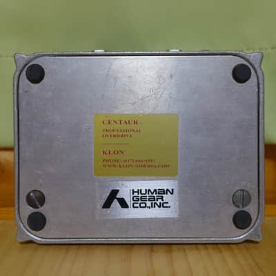 【Rare!】 Klon Centaur Professional Overdrive Short Tail Horsie Silver image 2