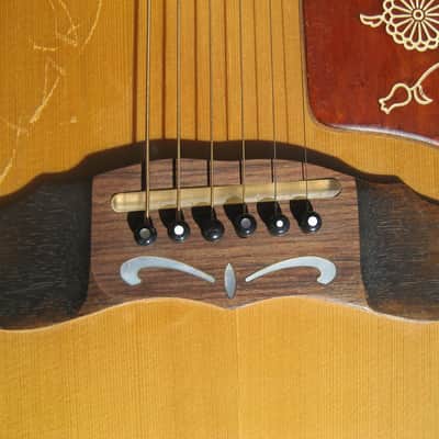 Penco j-200 Guitar, Early 70's, Made In Japan, Solid Cedar Top, Sounds Great, Beautiful image 7