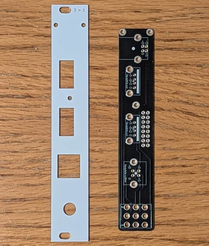 Two > One Monome Teletype USB Device Switch - PCB / Panel Set image 1