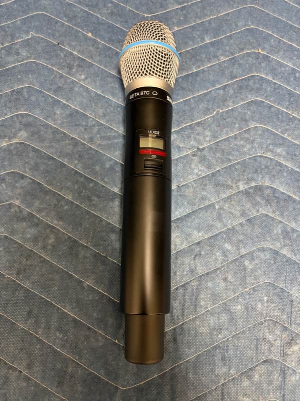 Shure ULXD2/B87C-H50 Digital Handheld Transmitter Beta 87C Capsule. H50 Band (534-598 MHz) ULXD2/B87C-H50-U image 1