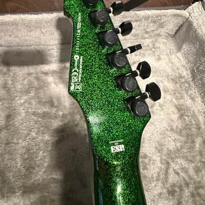 ESP LTD SCT-607B Stephen Carpenter Signature 2019 - Present - Green Sparkle image 8