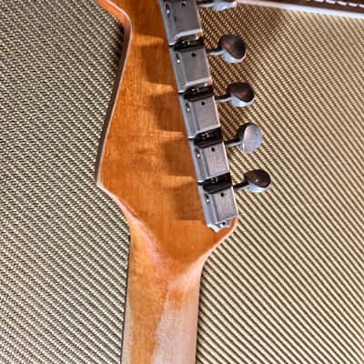 Partscaster MJT Allparts Stratocaster with tender 69 custom shop pick ups - Relic powder blue image 5