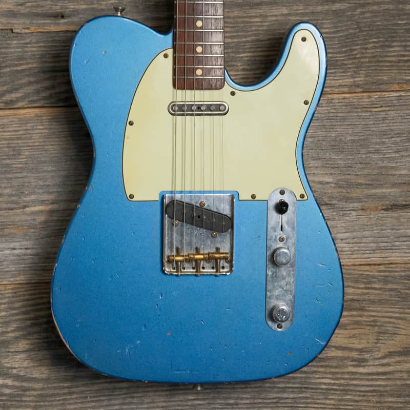 Used Fender Custom Shop '63 Reissue Telecaster Relic - Lake Placid Blue w/OHSC image 1