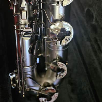 Cannonball B5-BICEB "Raven" Stone Series Big-Bell Baritone Saxophone 2010s - Iced Black with Black Nickel Keys image 6