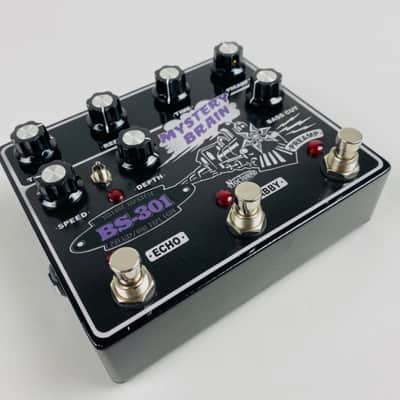Nocturne BS-301 Mystery Brain Echo and Boost Pedal Black Violet image 1