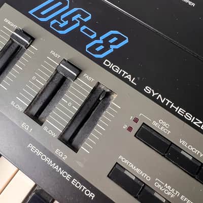 Korg DS-8 Digital Synthesizer 80’s - Black image 3