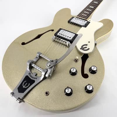 1997 Epiphone Limited Edition Riviera - Peerless Korea - Silver Sparkle image 2