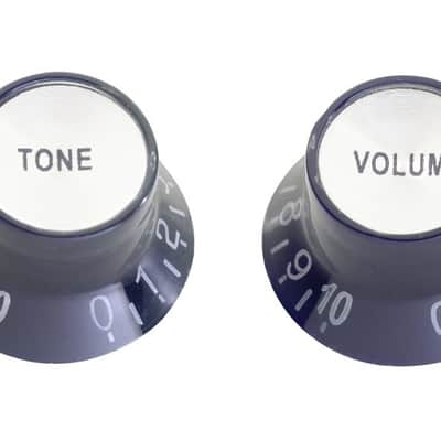 Stagg SP-KNLP-BK Volume (x 2) and Tone (x 2) Knobs for P Type Electric Guitar, Black image 2