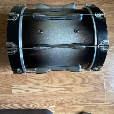 Pearl 14" x 14" Championship Marching Bass Drum 2010s - Black Silver Burst image 3