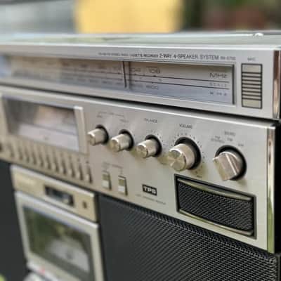 National RX-5700 Rare Vintage MINT Cassette Deck Boombox  Warranty Serviced image 9