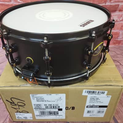 Pearl Matt Halpern 14x6" Black-on-Brass Powder-Coat Kit Snare Drum WorldShip NEW | Authorized Dealer image 9
