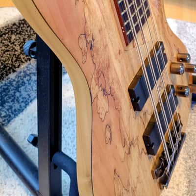 ESP LTD B-208SM 2019 - Present - Spalted Maple - Natural Satin image 2