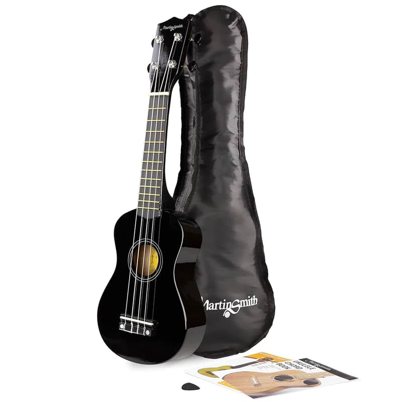 2025 Unbranded Ukulele With Gig Bag, Chord Book, Spare Strings...