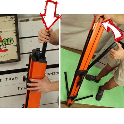 FAT TOAD 2-Tier Column Keyboard Stand with Mic Boom Arm Adapter (SlidingDJ Series) – Double Electronic Piano Tower Mount Platform – Holder for Digital Turntable, Audio Gear, Studio Synthesizer image 12