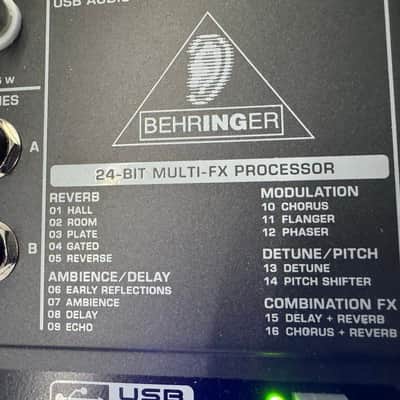 Behringer Xenyx X2442USB 24-Input Mixer with USB and FX - Like New image 7