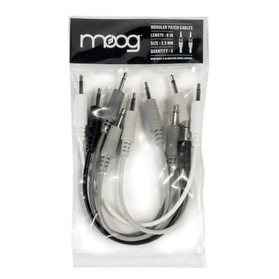 Moog Music Eurorack Modular Patch Cables - 15cm (5 Pack) image 2