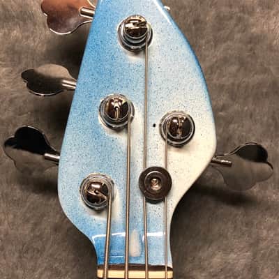 Geddy Lee Tear Drop Copy Squire  2018 White and Blue image 8