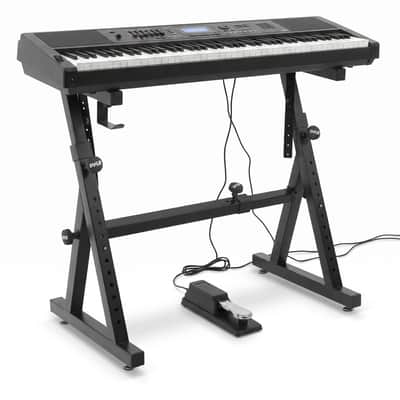 Height & Width Adjustable Heavy Duty Folding Z Design Keyboard Stand Bild 2