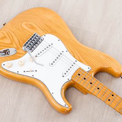 1993 Fender Stratocaster ‘72 Vintage Reissue ST72-58 Natural Ash, Japan MIJ image 8