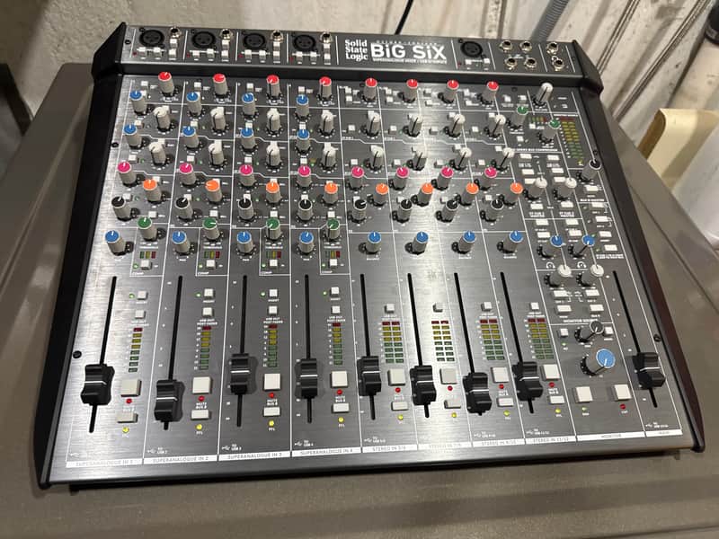 Solid State Logic BiG SiX 6-Channel Analog Mixer 2022 - Present - Black image 1