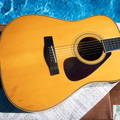 1977 Yamaha L-8 Dreadnought Acoustic - Natural - Luxury Series - Premium Quality Japan Mojo - Pro Set Up w Perfect frets/Action/Intonation! image 7