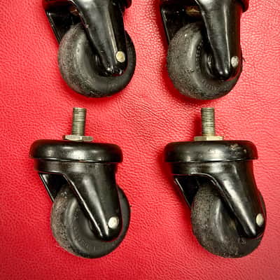 Marshall Homa 1970's 4x12 Castor Wheel Set - Black x 4 image 2