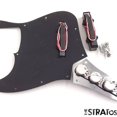 Fender Squier Affinity 5 String Jazz Bass V LOADED PICKGUARD, J Bass Black image 2