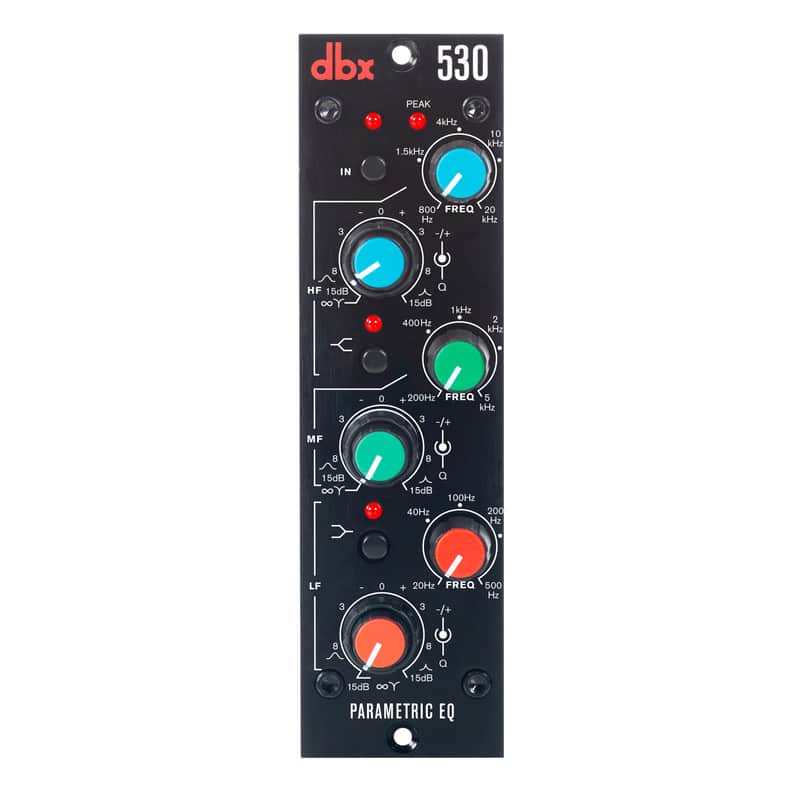 dbx 530 500 Series Parametric EQ Module - Black image 1