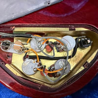Vintage 1968 Gibson SG Standard "Large Guard" with Maestro Vibrola - Cherry w/OHSC image 23