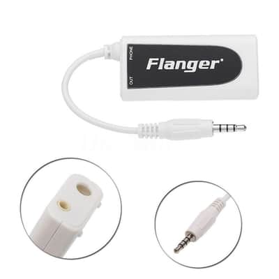 Flanger FC-21 Electric Guitar Bass to Smart Phone Connector Converter to Smart Phones Interface image 3