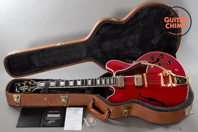 2016 Gibson Memphis ES-355 Factory Bigsby Sixties Cherry VOS