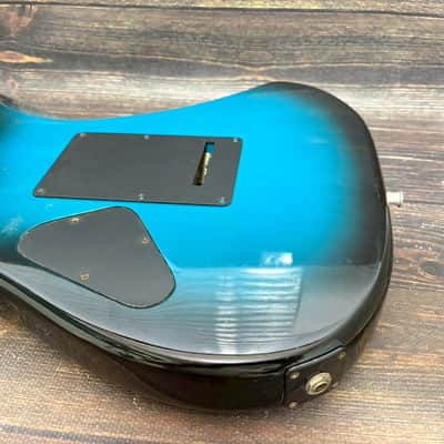 1984 FERNANDES FST-115 HH Stratocaster Type Alder Body Blue Black Sunburst Japan image 15