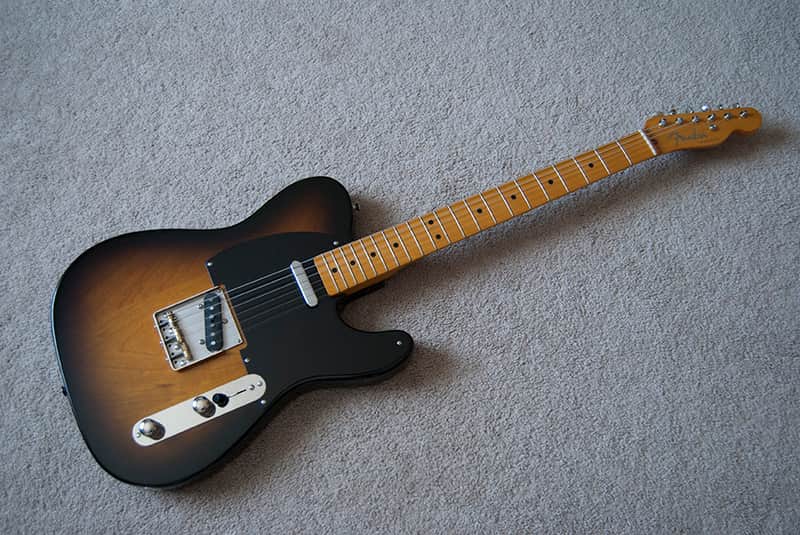 Fender 1995 MIJ Telecaster 2 Color Sunburst with Fralin pickups Callaham hardware image 1