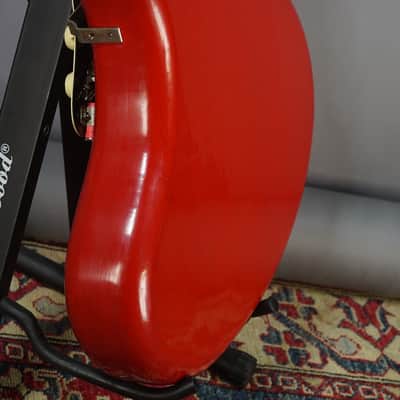 Migma Star Bass 1960s - Red semi Hollow VG cond w video image 12